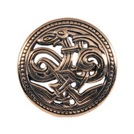 Broche redondo Haithabu, bronze