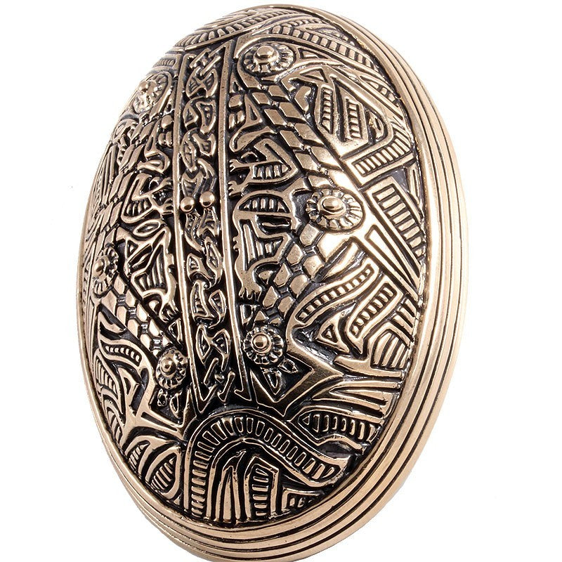 Teknős bross Bornholm, bronz