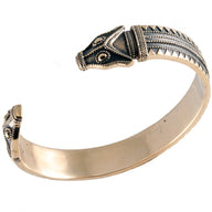 Armring com cabeças de dragão, bronze