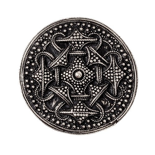 Vikingų diskas Filborna, Terslev stiliaus, padengtas sidabru bronza