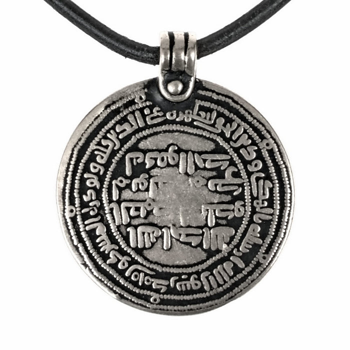 Pingente Dirham Birka, século VIII, bronze prateado