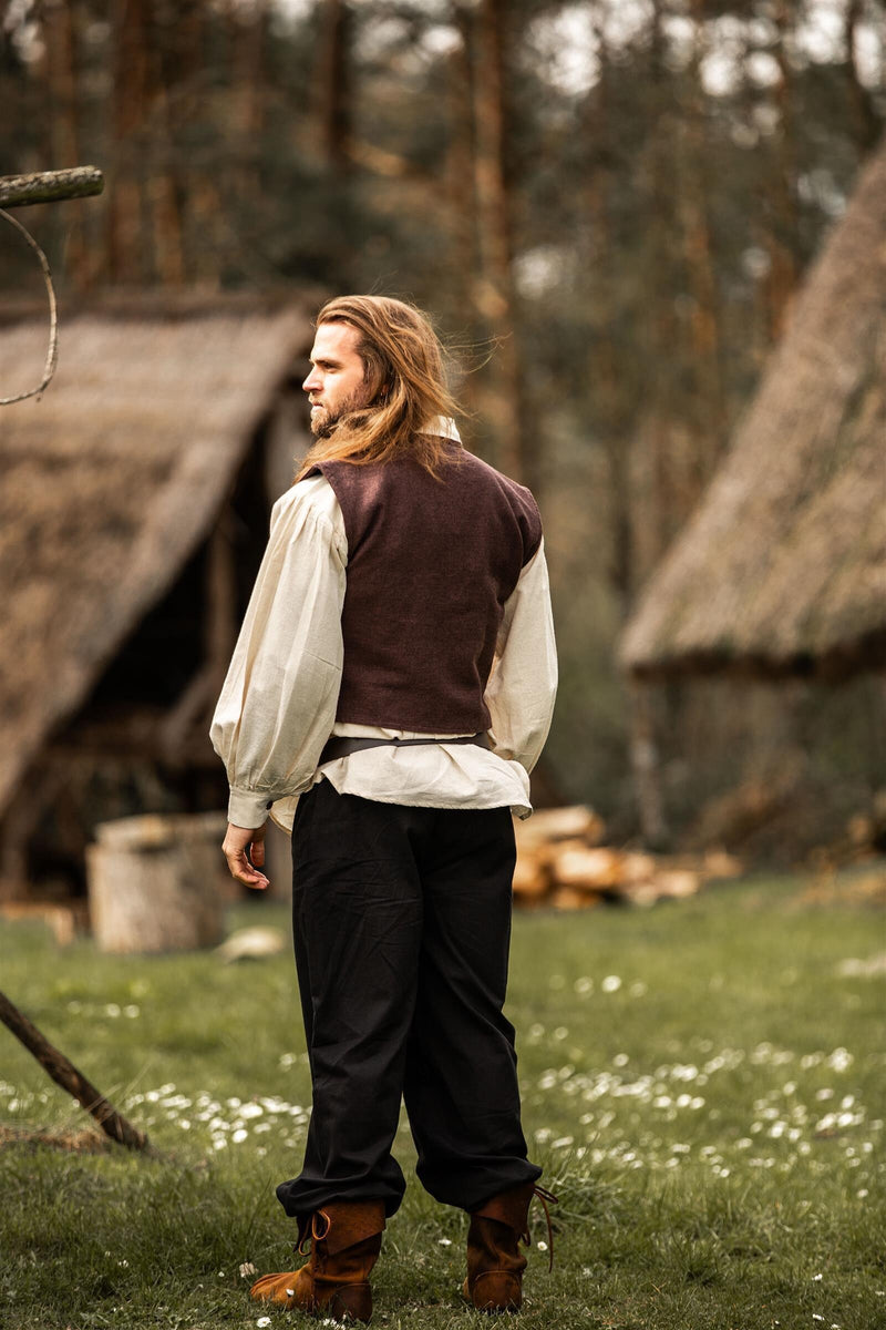 17th century sailor’s vest, brown