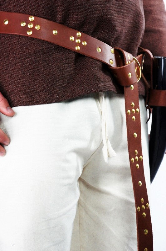 Pas wikiński Snorre, brązowy 