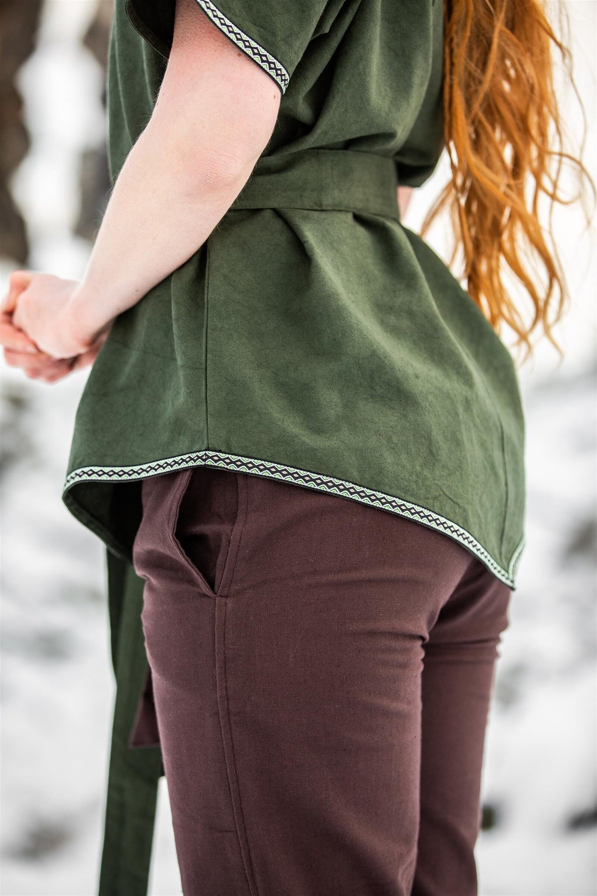 Tunika Walkirii Brynhild, zielona