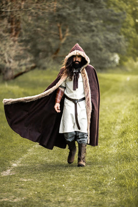 Vikingmantel Fjell, bruin, wolmix, bruin