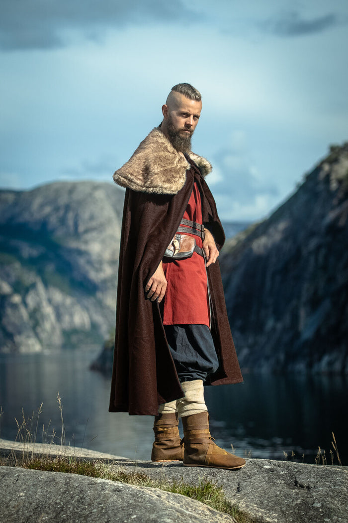 Pelsfrakk John, brun